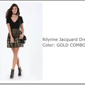 Bebe Rilynne Jacquard Dress